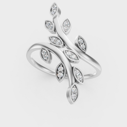 Premium 950 Platinum Round-Cut Lab-Grown Diamond Engagement Ring