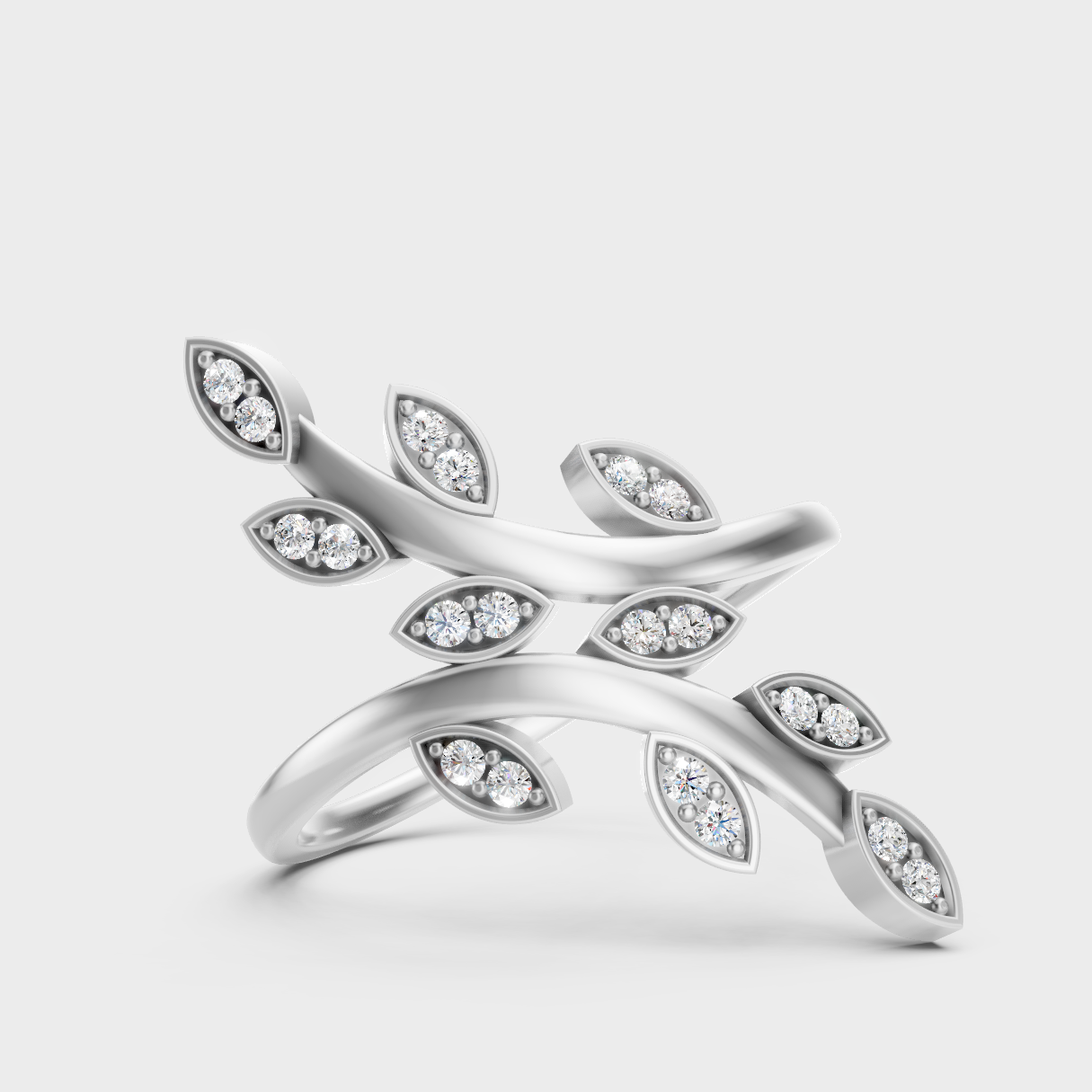  Sleek White Gold Solitaire Ring Featuring A Gli Certified Round Lab Diamond