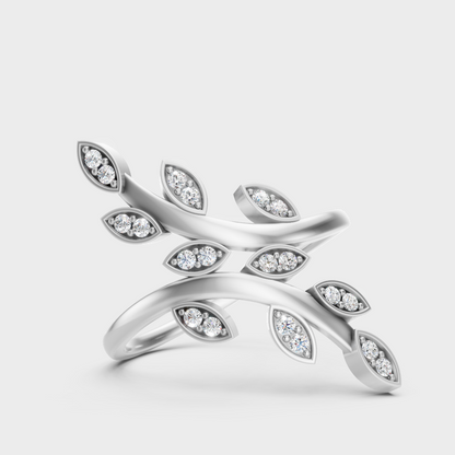  Sleek White Gold Solitaire Ring Featuring A Gli Certified Round Lab Diamond