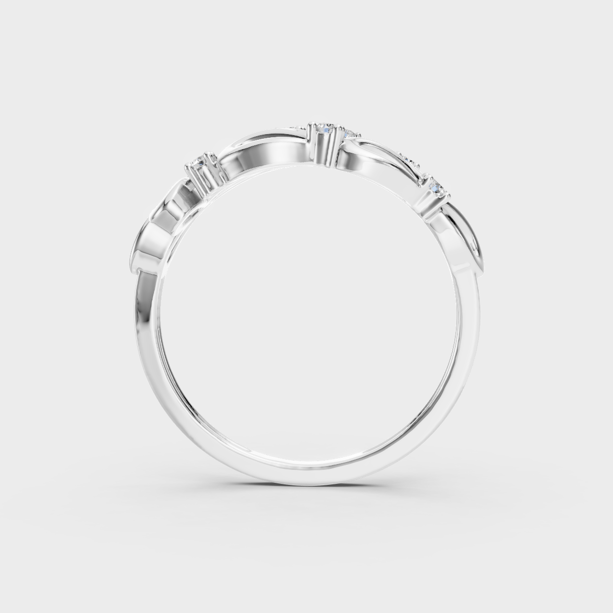 Modern Rose Gold Engagement Ring With A Brilliant Sustainable Diamond