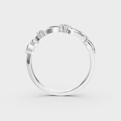 Modern Rose Gold Engagement Ring With A Brilliant Sustainable Diamond
