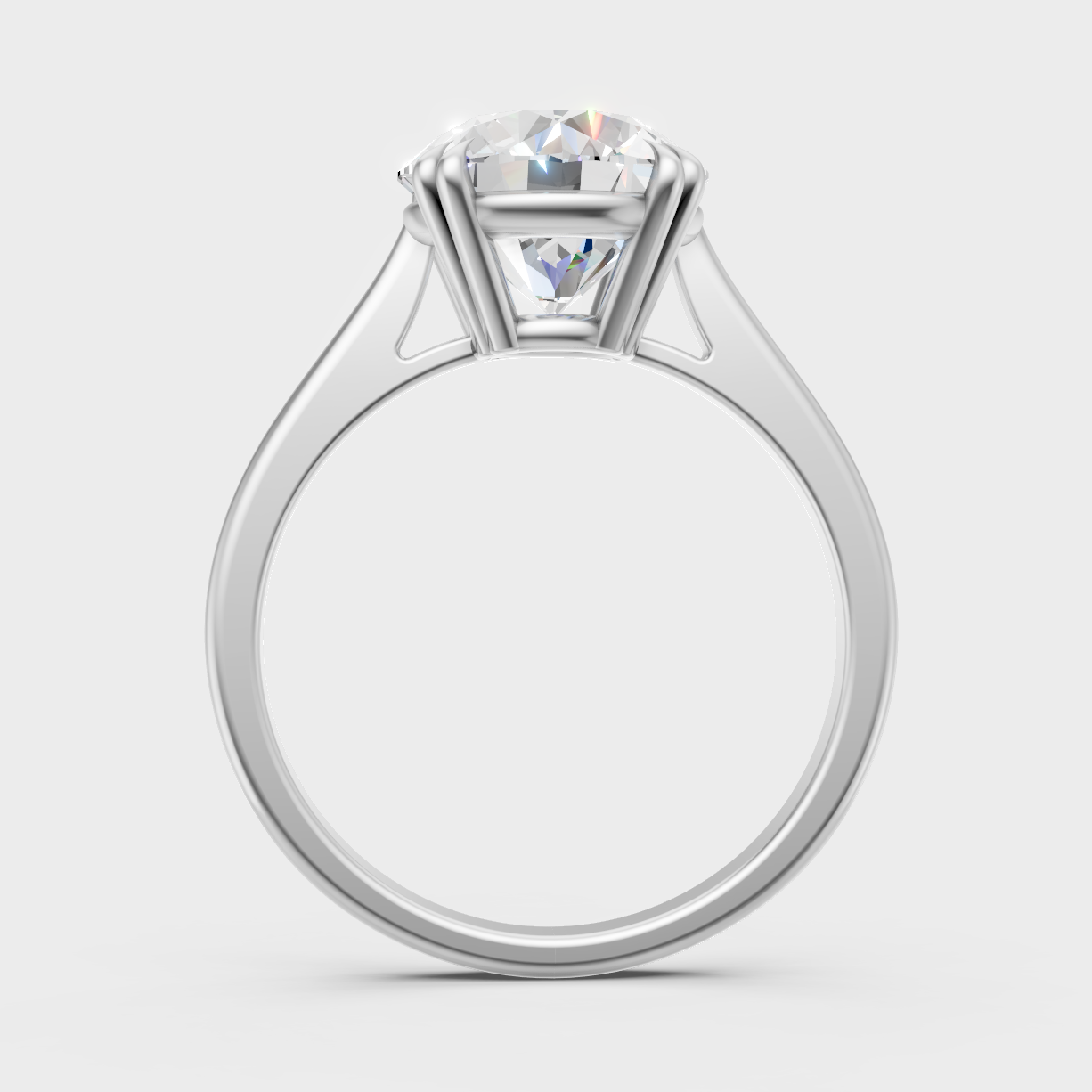 2.79ct Round Lab Diamond Solitaire: The Platinum Statement