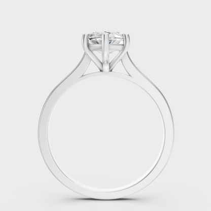 Marquise Cut Lab Grown Diamond Engagement Ring in