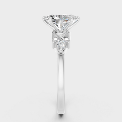Platinum Multi Shape Diamond Ring 1.78 Ct Premium Lab Grown Jewelry