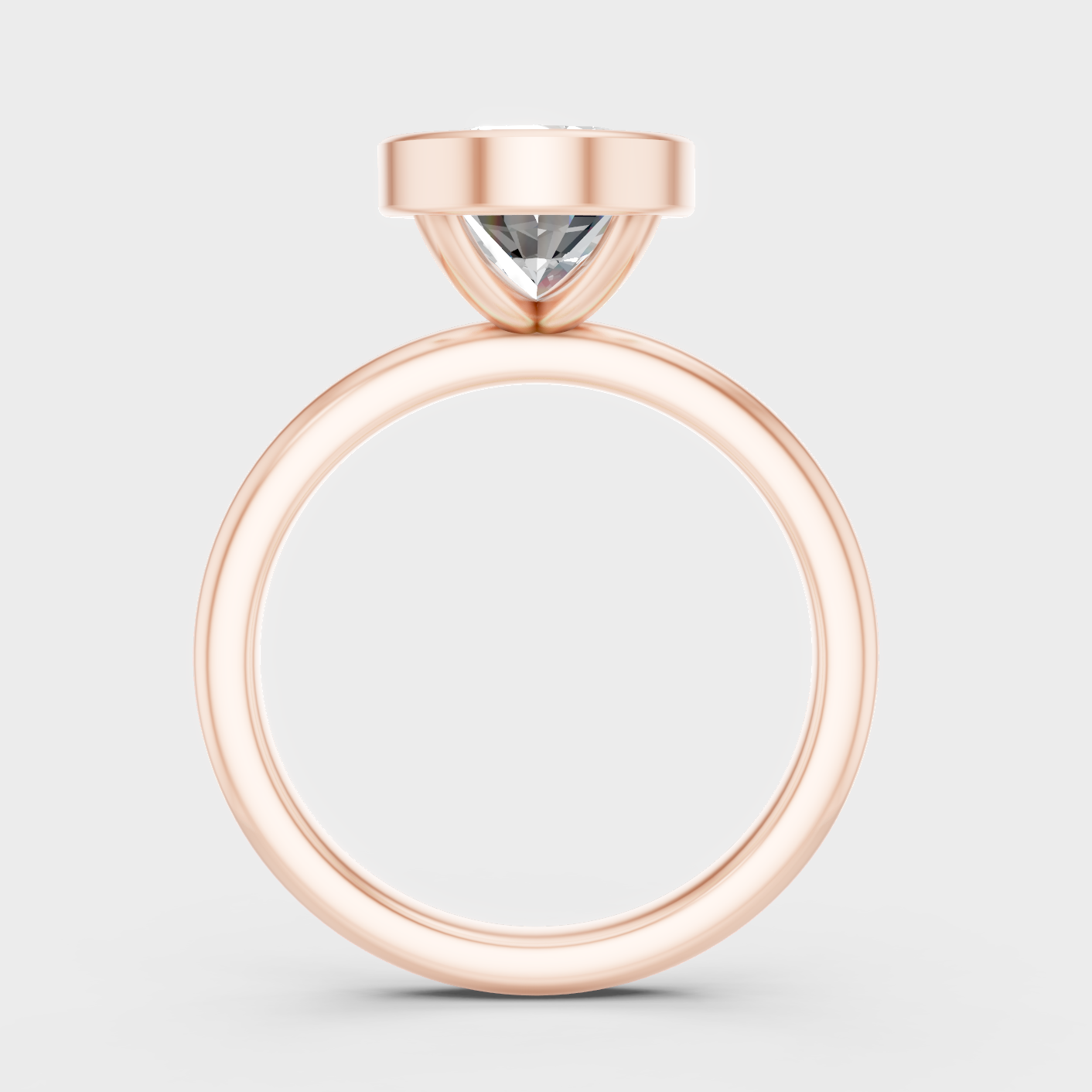 Rose Gold Oval Diamond Ring 1 To 5 Ct Everyday Elegant Jewelry