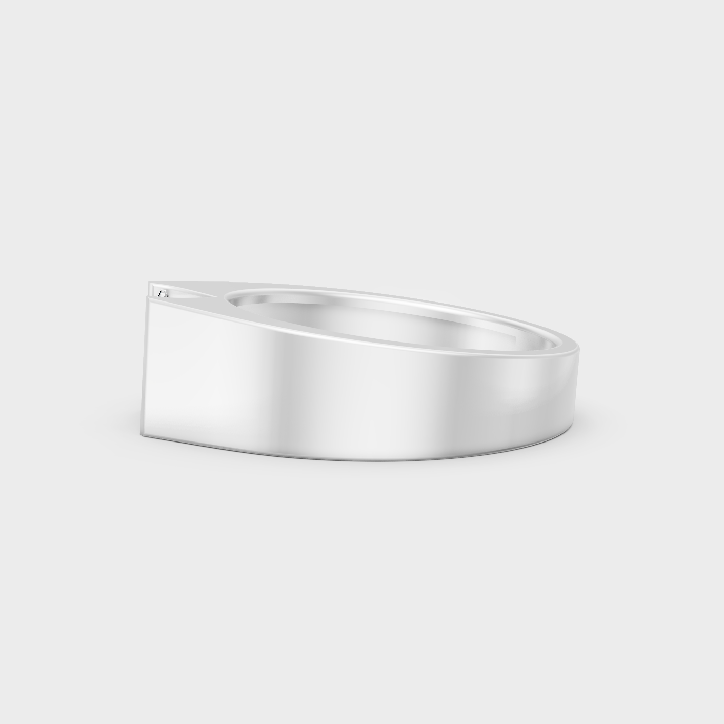 Platinum Mens Cushion Diamond Ring 1.65 Ct Premium Lab Grown Jewelry