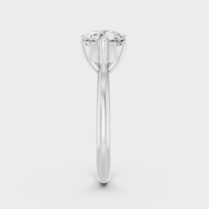 Sophisticated White Gold Architectural Diamond Jewelry