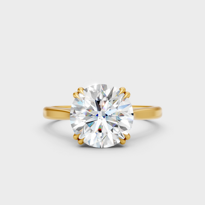 Classic 2.79ct Yellow Gold Lab-Grown Diamond Solitaire