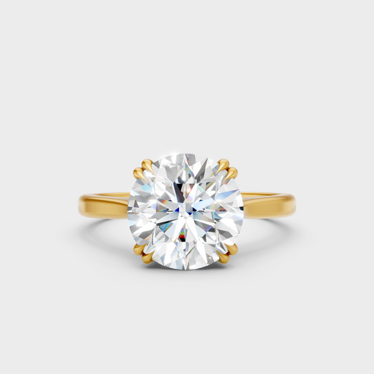 Classic 2.79ct Yellow Gold Lab-Grown Diamond Solitaire