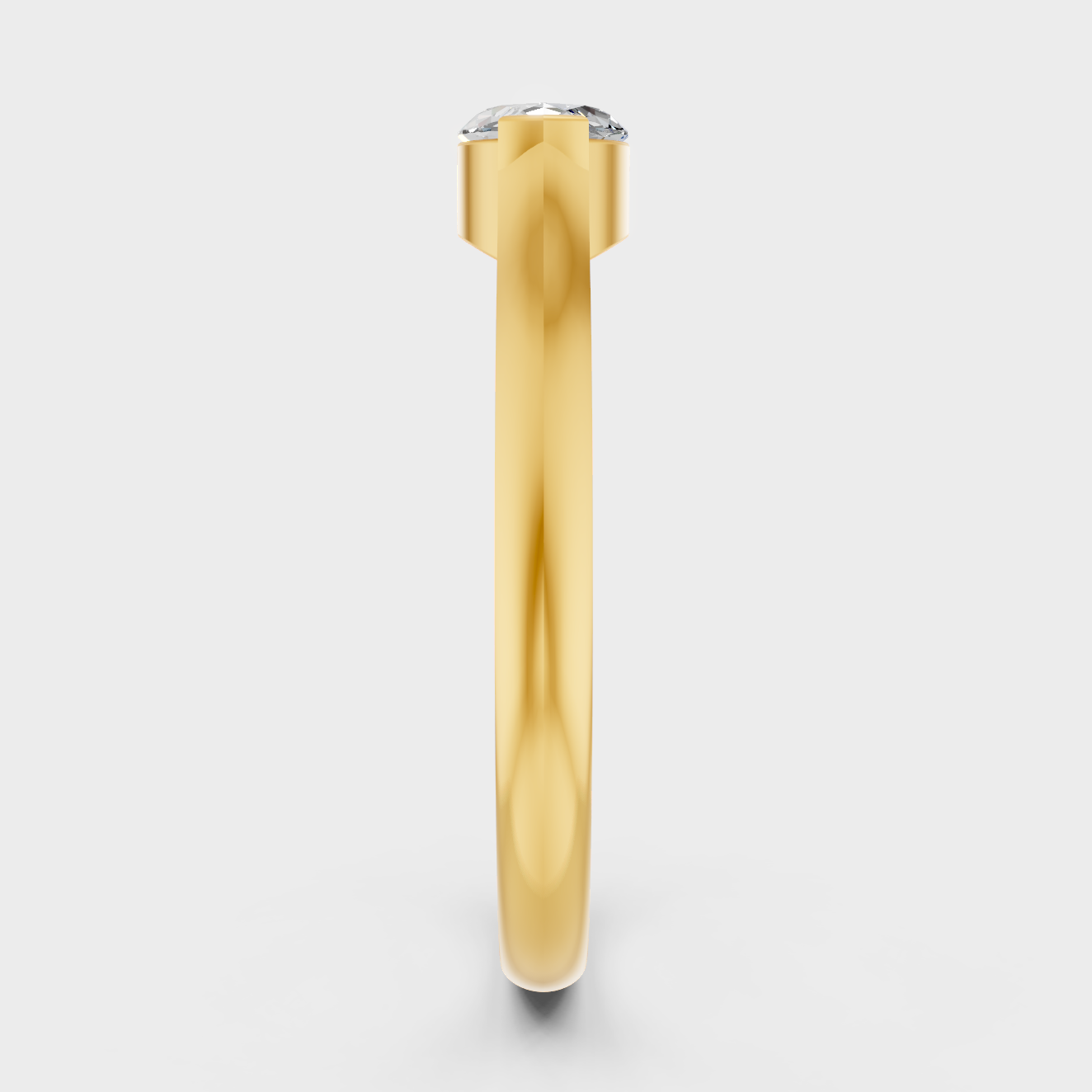 Yellow Gold Marquise Diamond Statement Ring Luxury Style