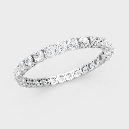 Elegant Lab-Grown Diamond Bracelet White Gold